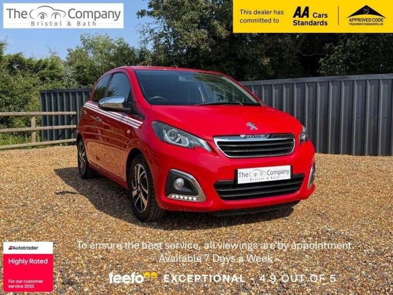 2017 Peugeot 108 1.0 Collection Euro 6 5dr HATCHBACK Petrol Manual