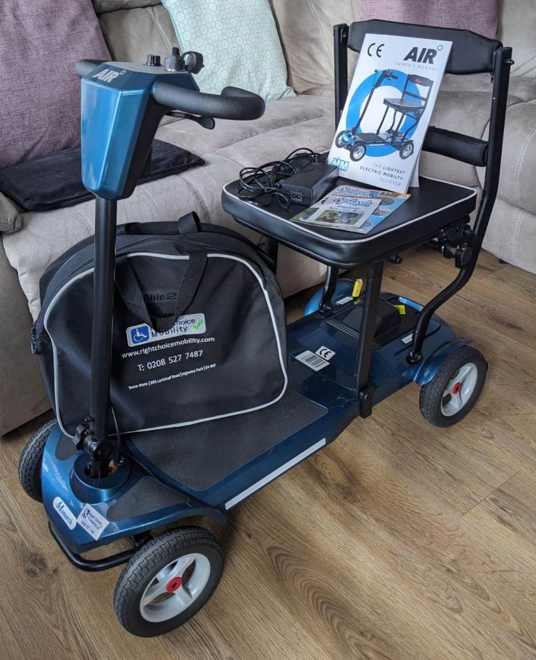 Monarch Air mobility scooter and Able2 bag 