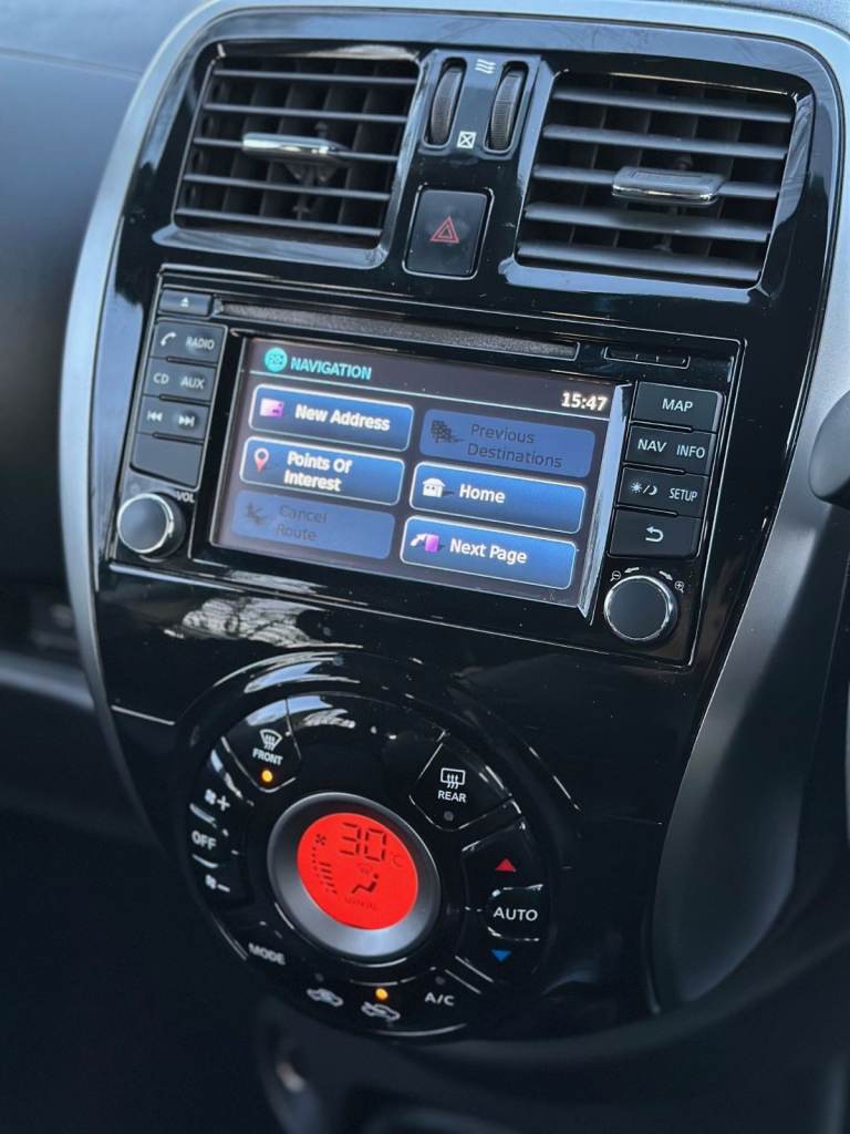 NISSAN MICRA ACENTA 2016 1.2 PETROL 5DR FULL SERVICE HISTORY TWO KEYS BLACK MANUAL 49,000 MILEAGE