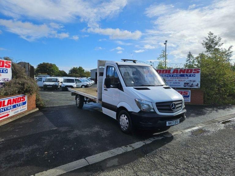2017 ON 17 PLATE MERCEDES BENZ SPRINTER 314CDI 2200CC 140BHP LWB FLAT BED ULEZ