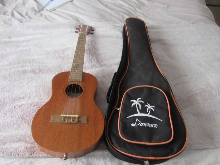 String Wind Ukelele with Padded Case