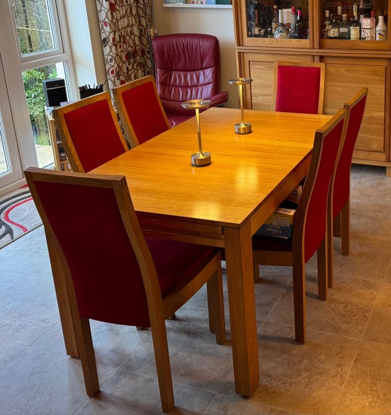Ercol Roma Oak Table & Chairs  - Greatly reduced