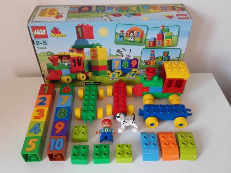 AS NEW - Lego Duplo 10558 set Number train  - boxed - 31 pieces - Age 2+