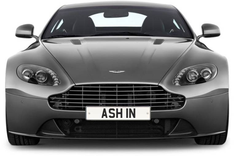 ASH 1N Number Plate Ashley Ashleigh 1st November ASHIN Ian Nathan Ivy Nicole ASH