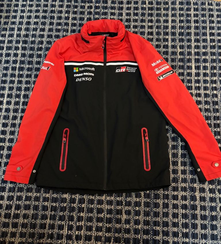 Toyota Gazoo Racing Jacket - Red & Black, Good Condition