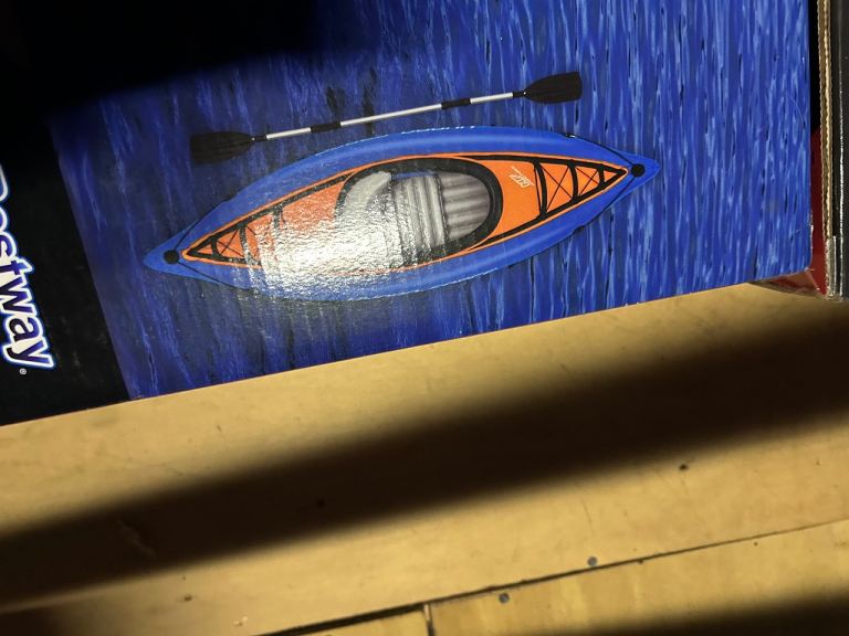Inflatable canoe