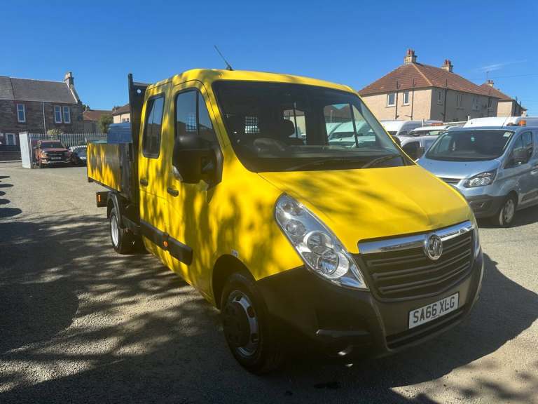 2016 Vauxhall Movano 2.3 CDTI BiTurbo ecoFLEX H1 Crew Cab Tipper 136ps CHASSIS CAB Diesel Manual