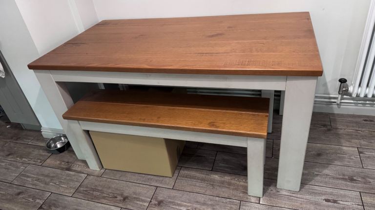 Next Kitchen table and 2. Benches