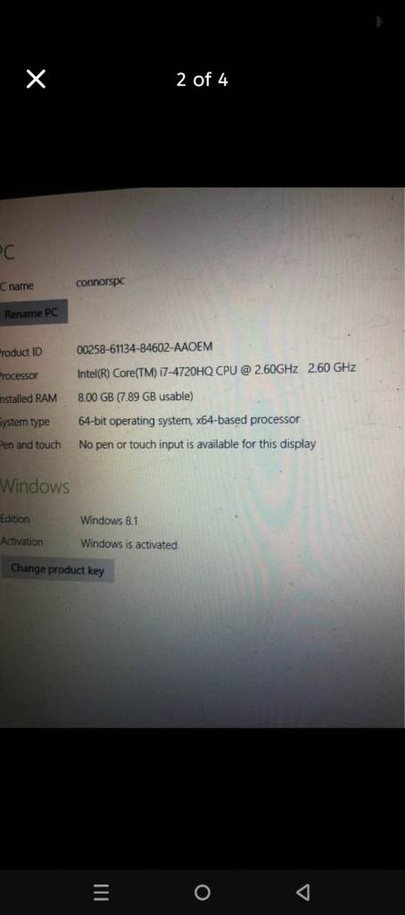 Pc specialist custom laptop 