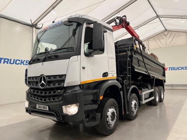 Mercedes Actros 3240 8x4 Steel Tipper Grab
