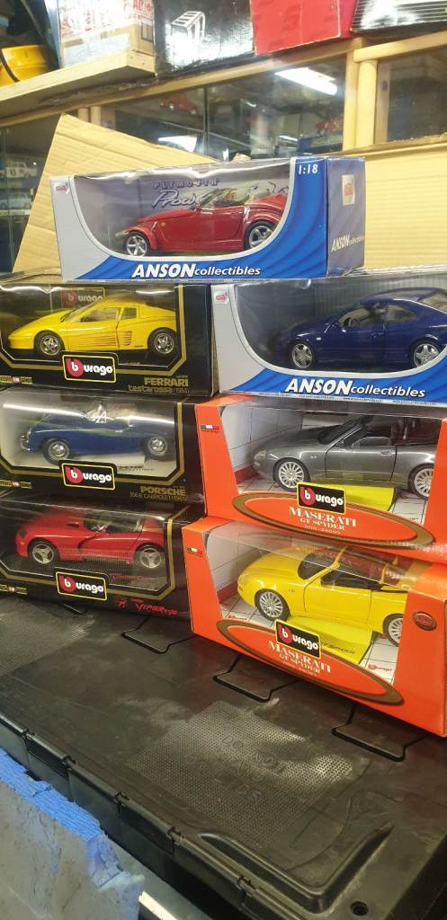 1/18 diecast model cars job lot