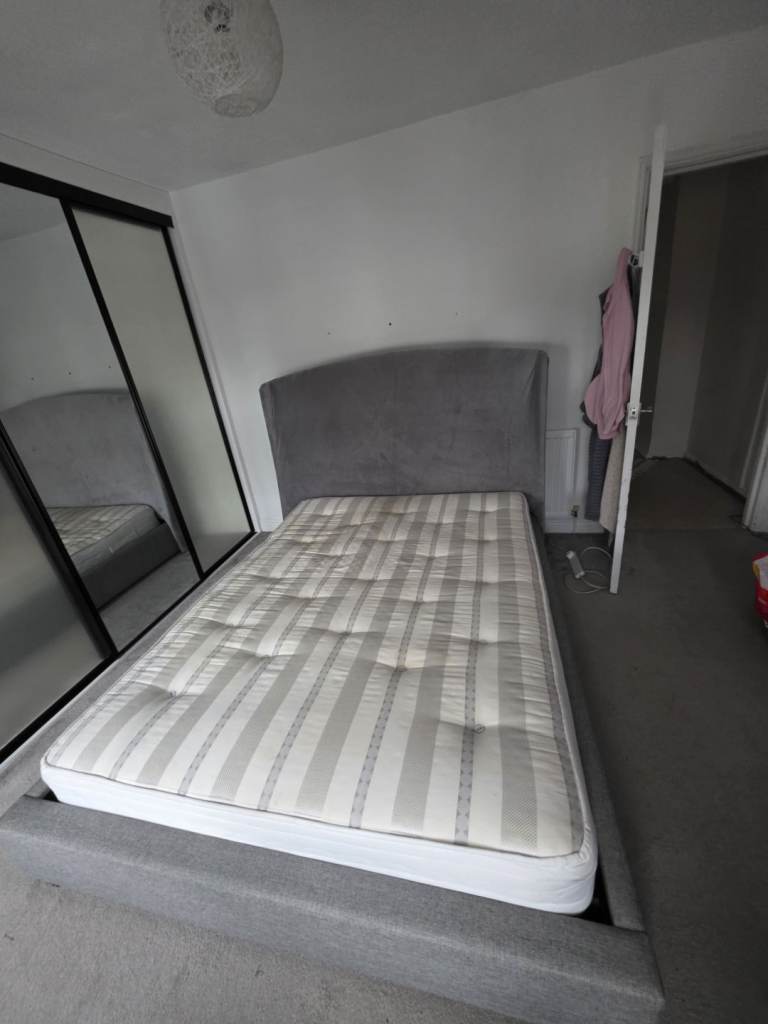 Double bed and mattress, delivery for extra
