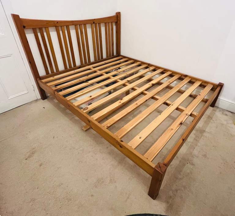 Wood Oak Bed frame - Super King