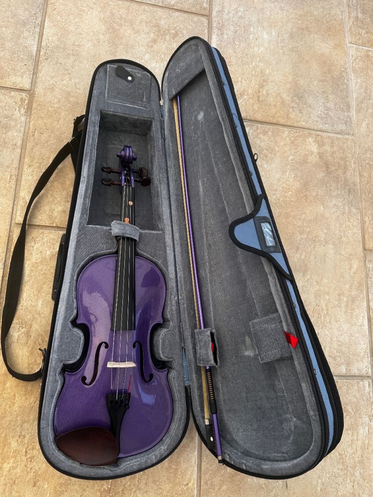 Purple 4/4 Violin