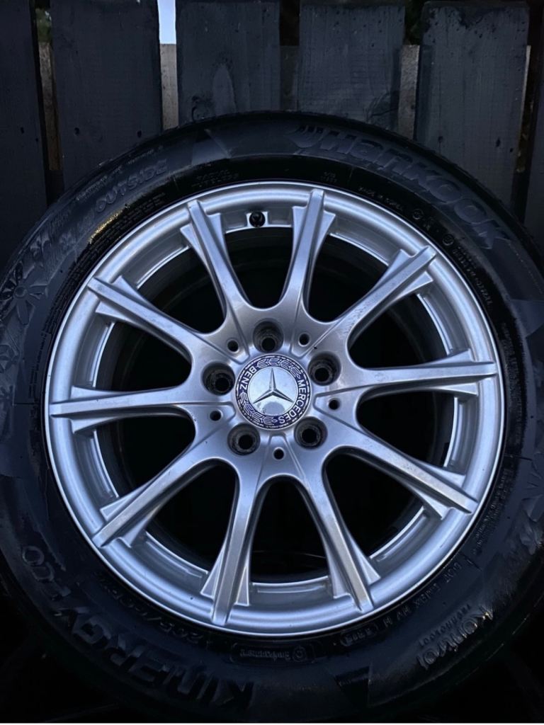 Mercedes Single spare 5x112 alloy wheel 16 inch 16” good tyre 