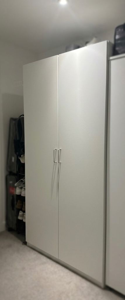 IKEA Double Wardrobe with Hanging Rails
