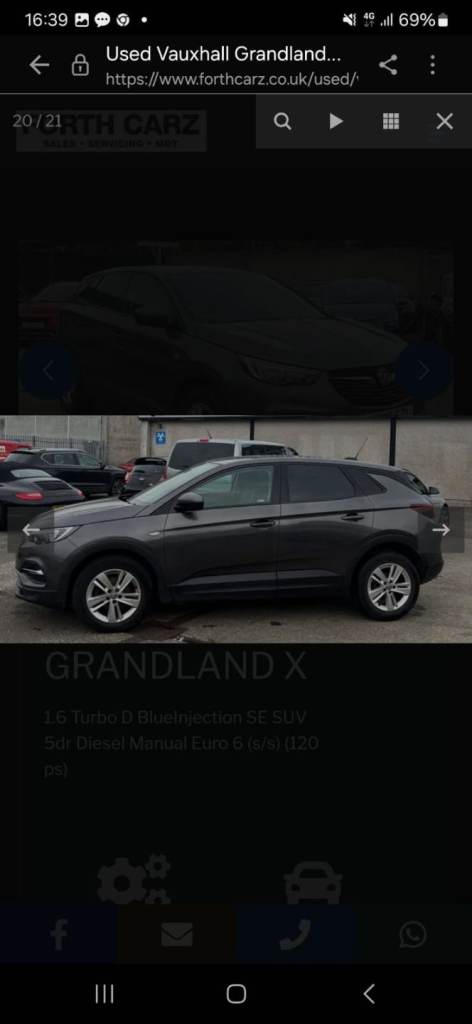 Vauxhall, GRANDLAND X, Hatchback, 2018, Manual, 1560 (cc), 5 doors