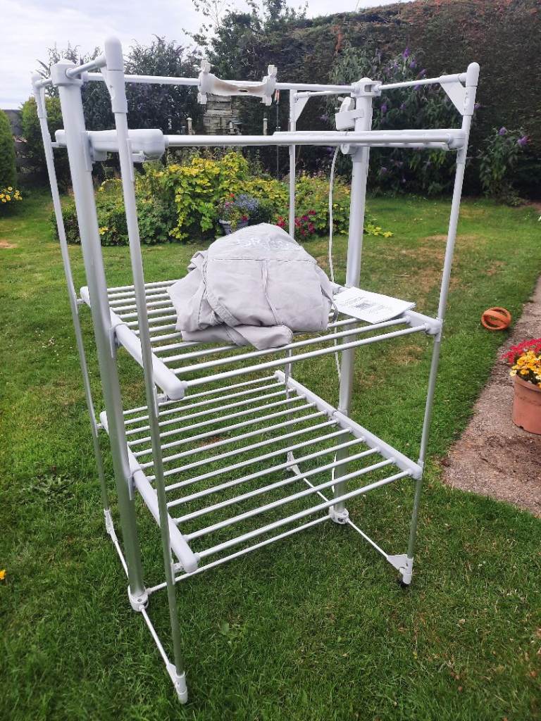 Lakeland Dry:Soon Deluxe 3 Tier Heated Airer with Cover