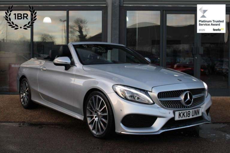2018 Mercedes-Benz C Class 2.0 C200 AMG Line Cabriolet G-Tronic+ Euro 6 (s/s) 2dr CONVERTIBLE Pet...