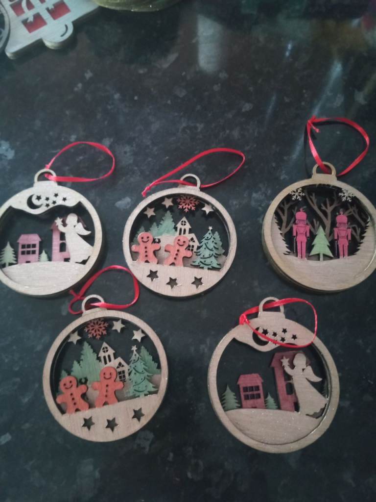 Christmas Baubles Handmade 