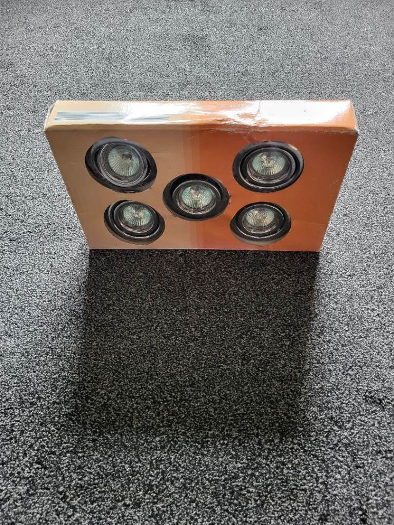 New 5 Halogen Spotlights Kit – Under Cabinet Lighting