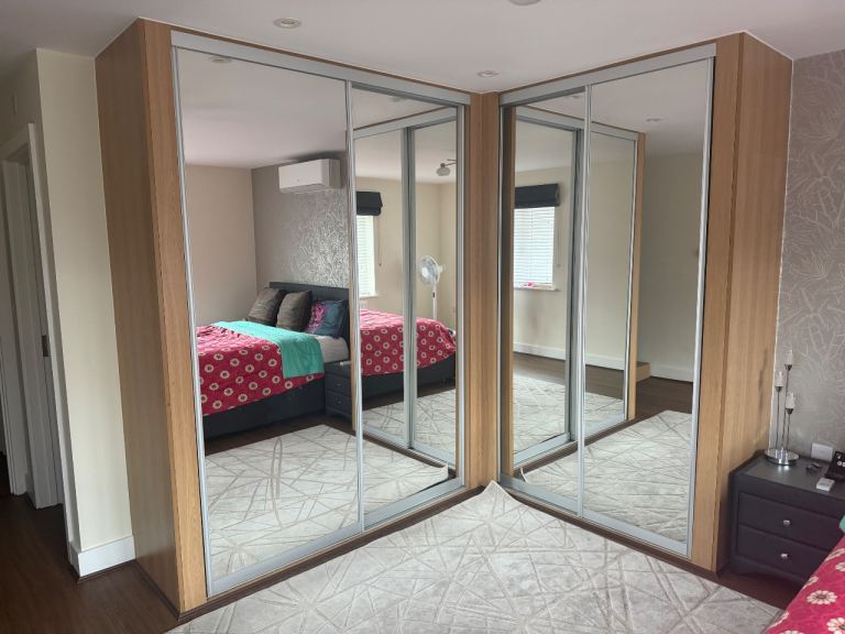 L shaped fitted wardrobe - Good condition