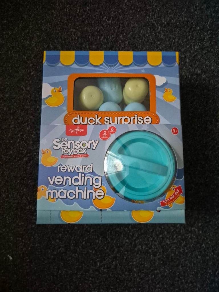 NEW The Sensory Toybox Duck Surprise Reward Vending Machine