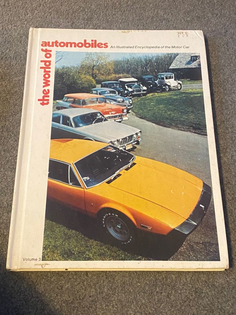 The World of Automobiles, Volume 3  Author unstated 1974 Columbia House New York