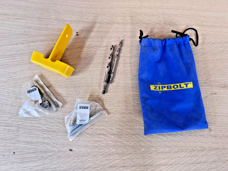 Zipbolt Jig in Bag. Professional Worktop Connector Jig *Great condition* (RRP £45, for sale £28)