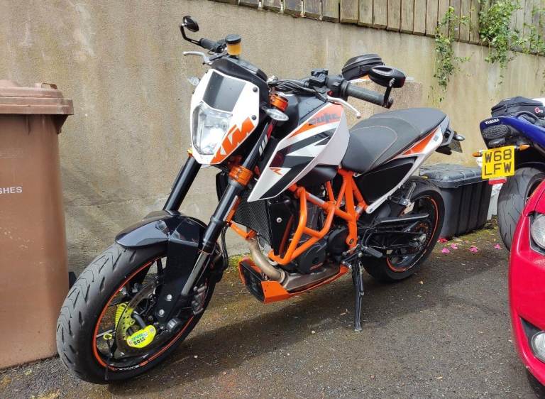KTM, DUKE R, 2013, 690, full luggage