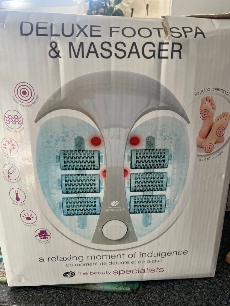 Rio Deluxe foot spa and massager pedicure 