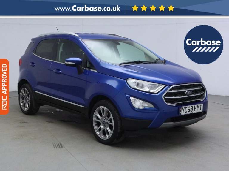 2018 Ford Ecosport 1.0T EcoBoost Titanium SUV 5dr Petrol Manual Euro 6 (s/s) (125 ps) SUV PETROL ...