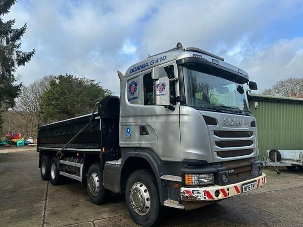 Scania G410 Single Sleeper Steel Body Tipper 8x4