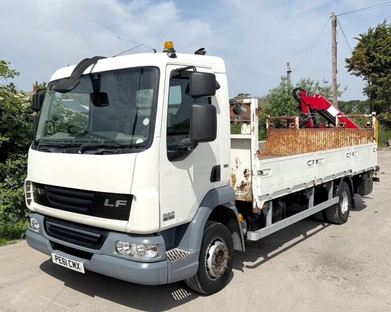 2012 DAF LF45.160 HMF 535 TRIPLE DROPSIDE BODY 10 TON AIR-CON 54,000 MILES EEV