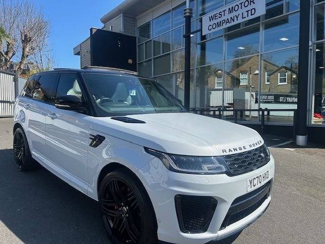 2020 70 LAND ROVER RANGE ROVER SPORT 5.0 P575 V8 GPF SVR SUV 5DR PETROL AUTO 4WD