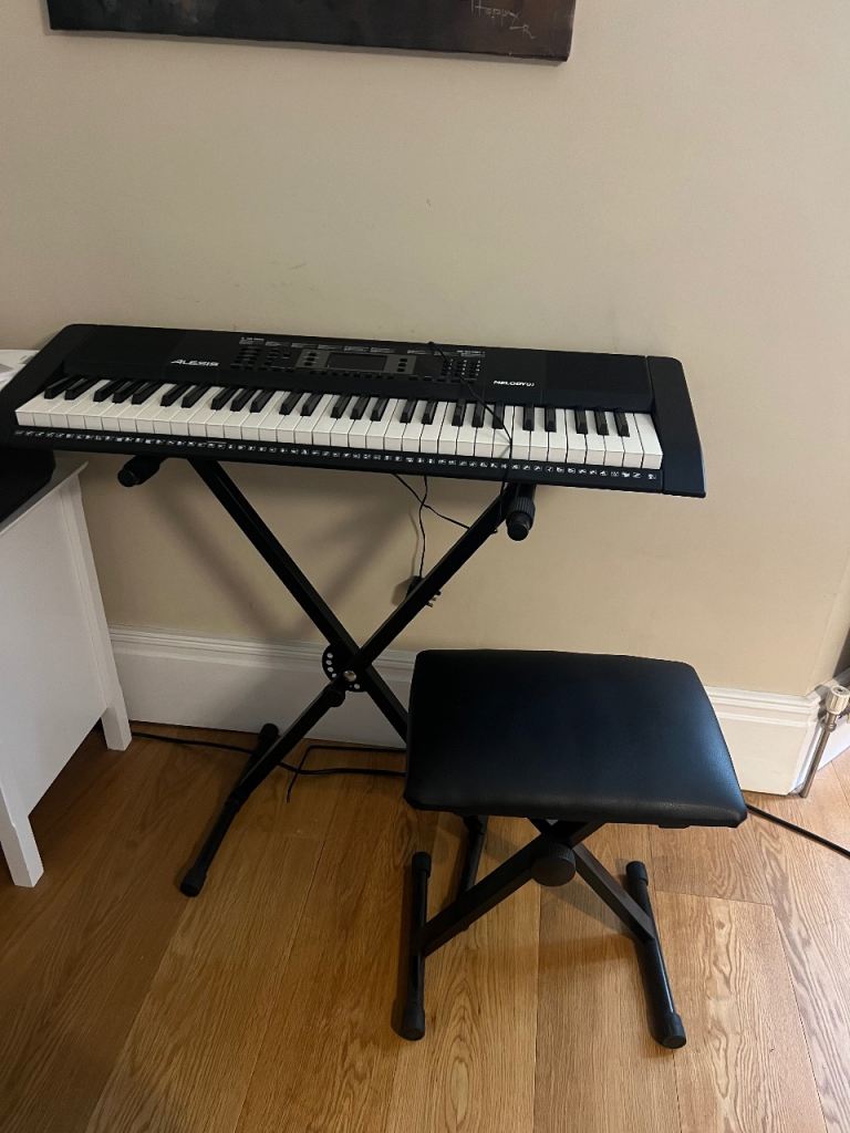 Alesis Recital 61-Key Digital Piano with Stand and Stool