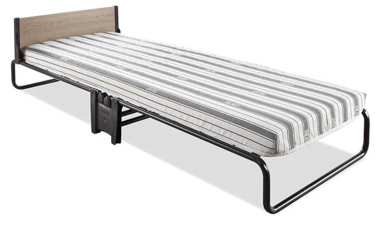 Single folding bed with mattress 