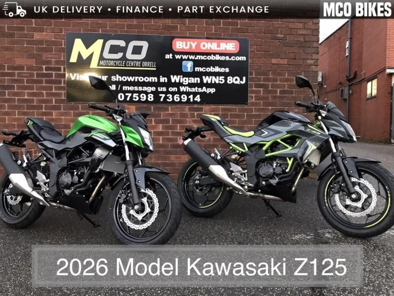 Kawasaki Z 125 2026 model K-Options finance