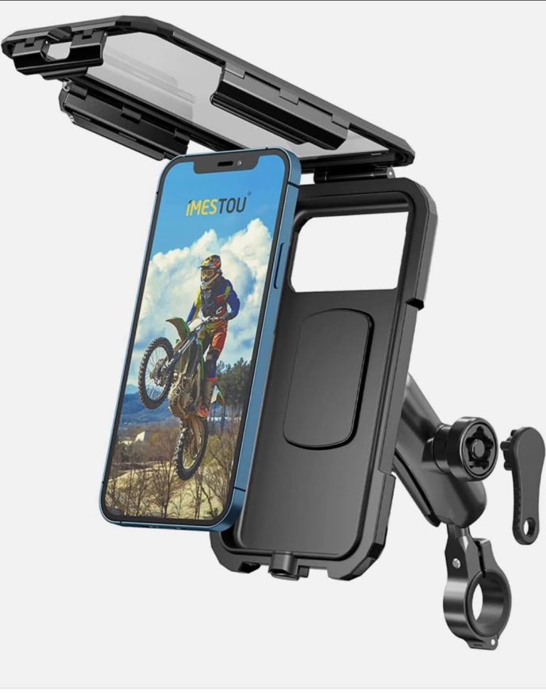 Waterproof motorcycle phone mount holder 