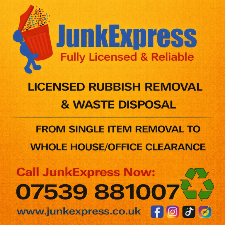 SAME DAY RUBBISH REMOVAL TOWER HAMLETS, END OF TENANCY RUBBISH CLEARANCE, OFFICE & HOUSE CLEARANCE
