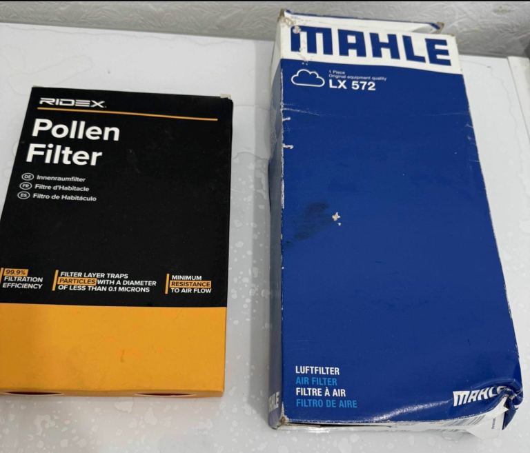 Mahle LX572 Air Filter  & Pollen Filter 