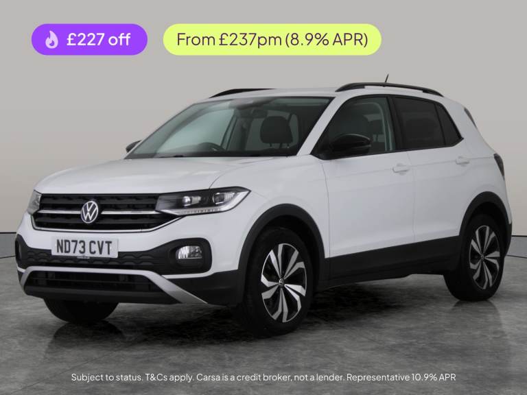 2023 Volkswagen T-Cross 1.0 TSI Black Edition SUV 5dr Petrol Manual Euro 6 (s/s) (95 ps) - PARK S...