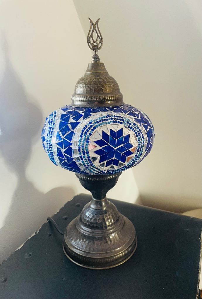 Blue Moroccan / Turkish Lamp