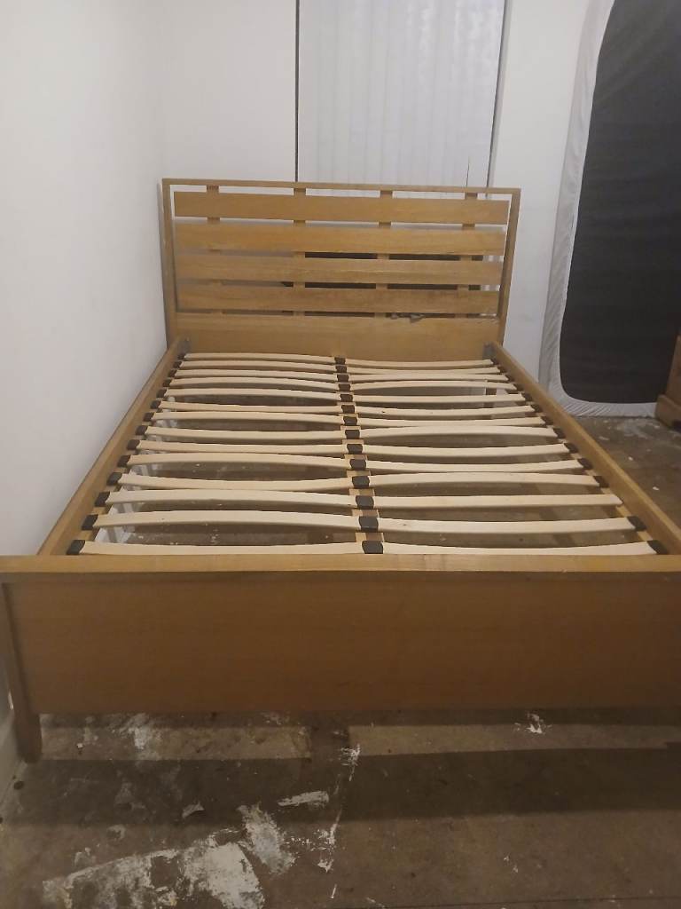 image for King size bed frame ( soild wood )