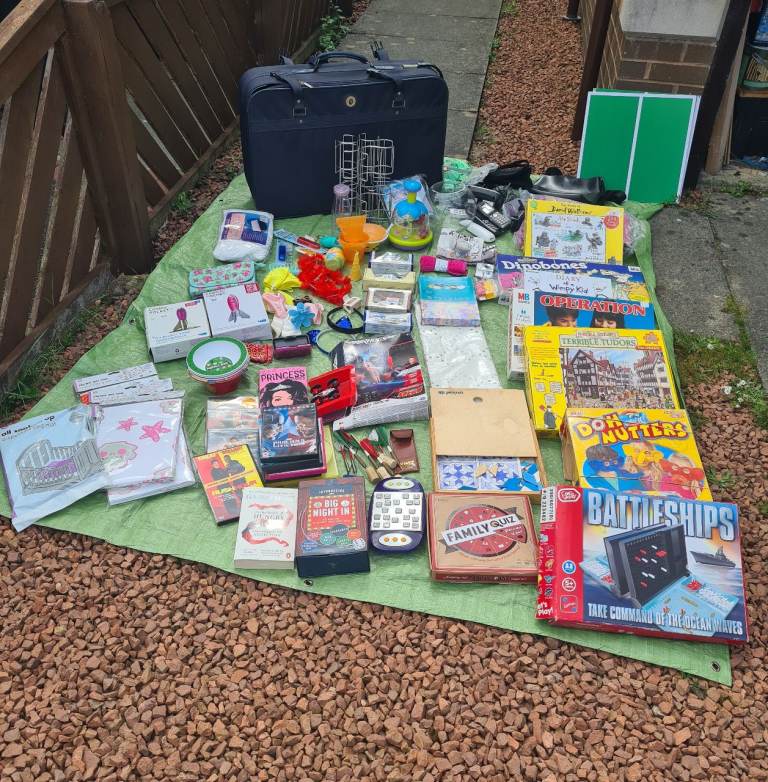 Job Lot Kids Toys, Vintage Cars, Suitcase etc Car Boot Sale or Resell Mix of New & Used 