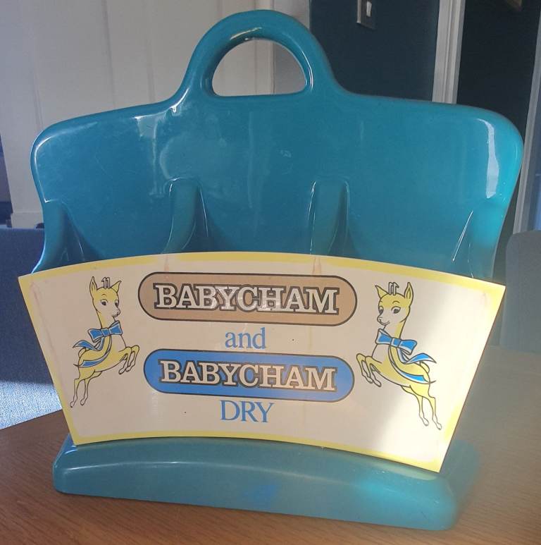 Vintage 1970s Babycham and Babycham dry, cutlery, napkin holder