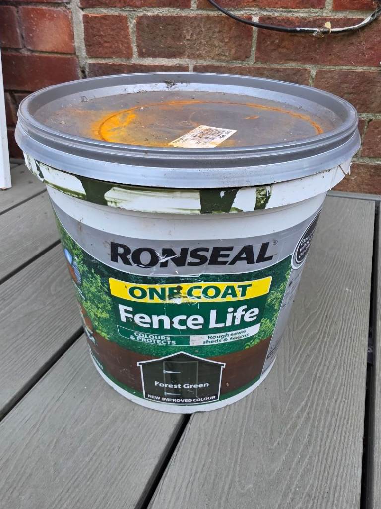 Ronseal One Coat Fence Life Forest Green Paint