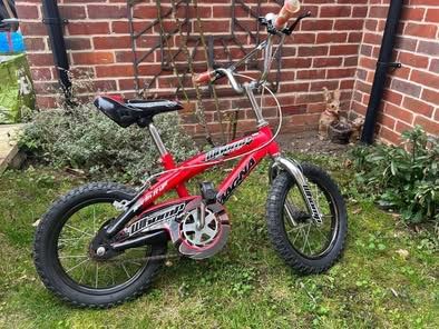 14” Red Magna whomp “tearin’ it up” Bike