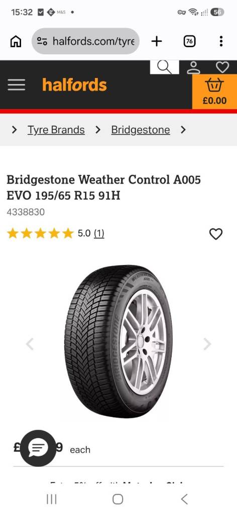 Bridgestone Tyre