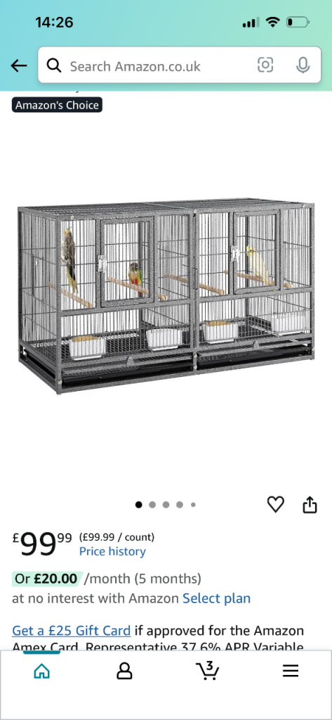 New Bird cage 